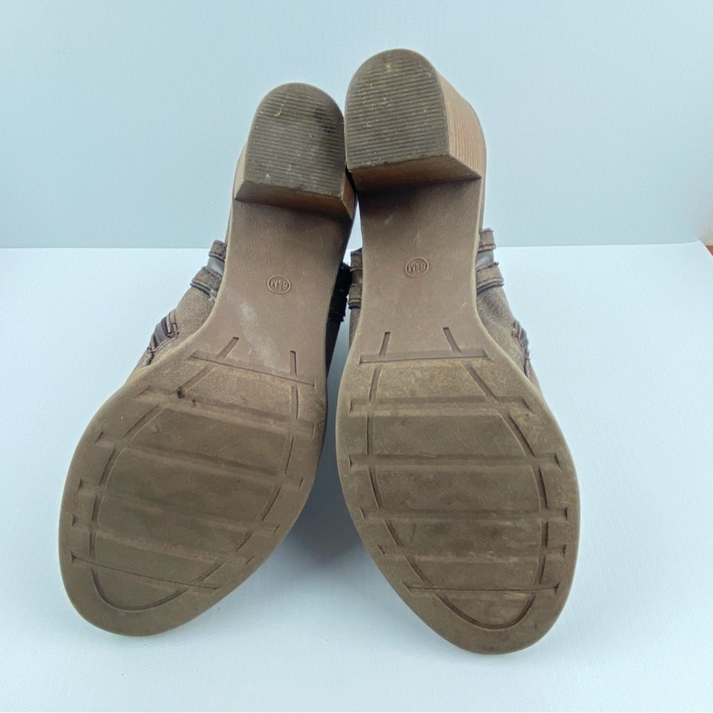 Maurices Block Heeled Shoes Glenda Sz 8.5M Zipper Side - Picture 5 of 12